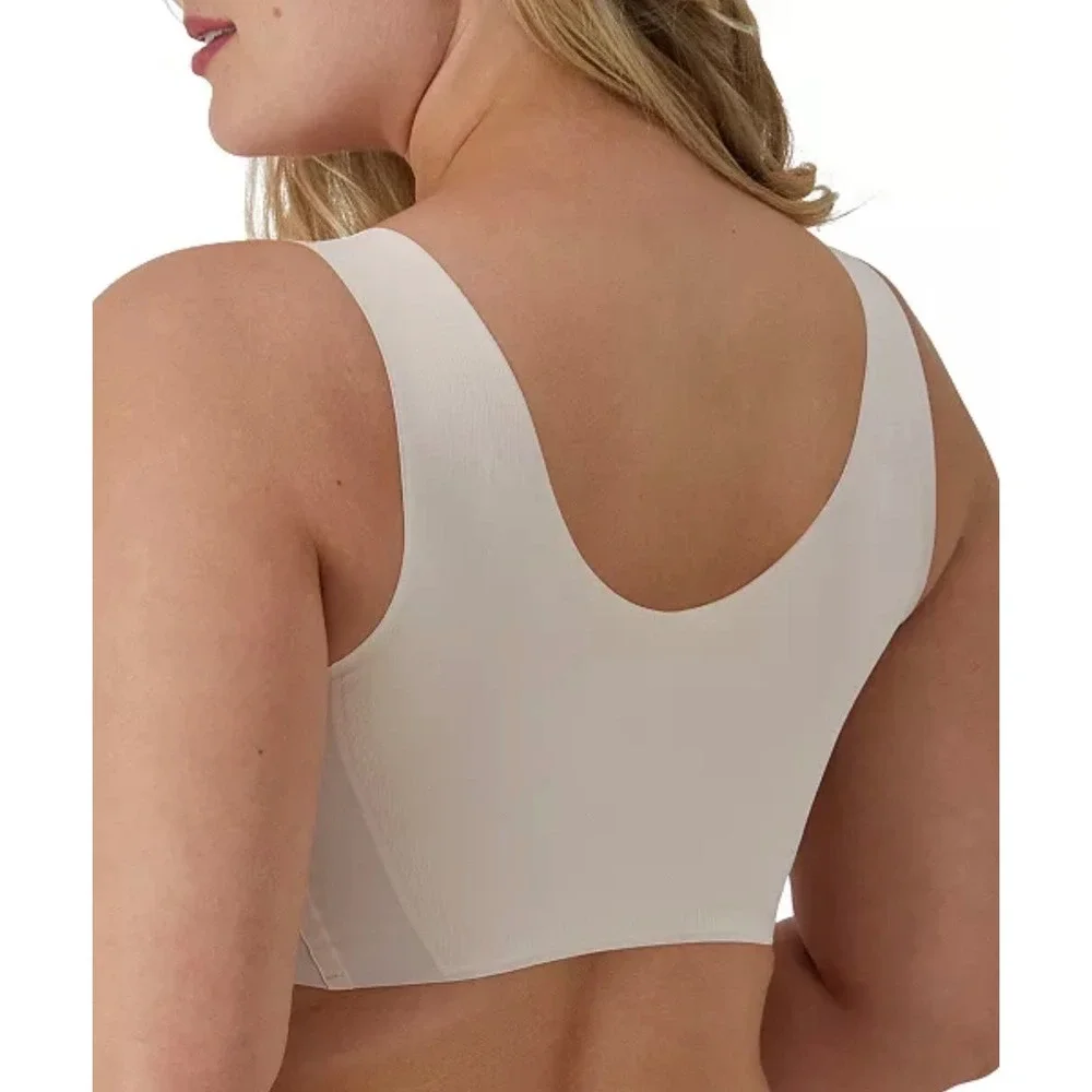NWT Bali Comfort Revolution EasyLite Shaping Wireless Bra Sandshell Nude 3XL